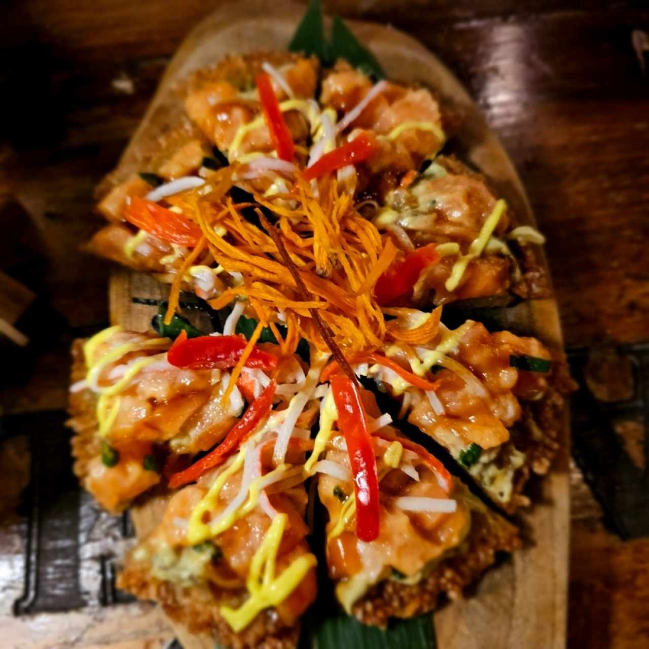 Sushi Pizza (Atún o Salmón)