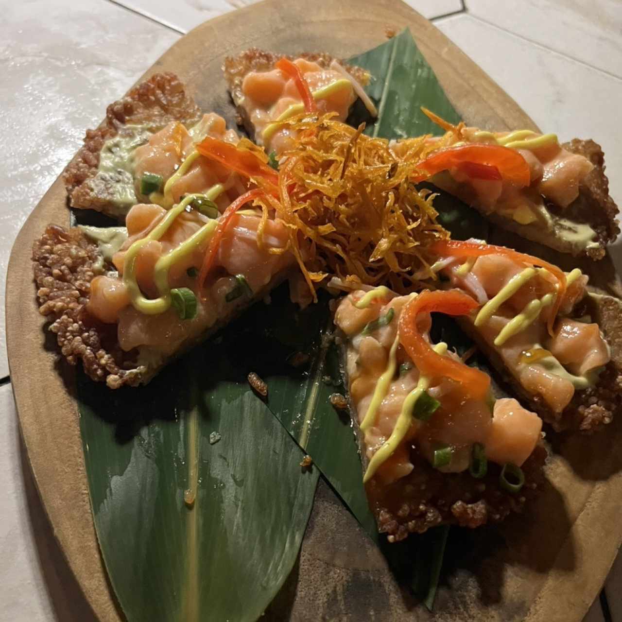 Sushi Pizza (Atún o Salmón)