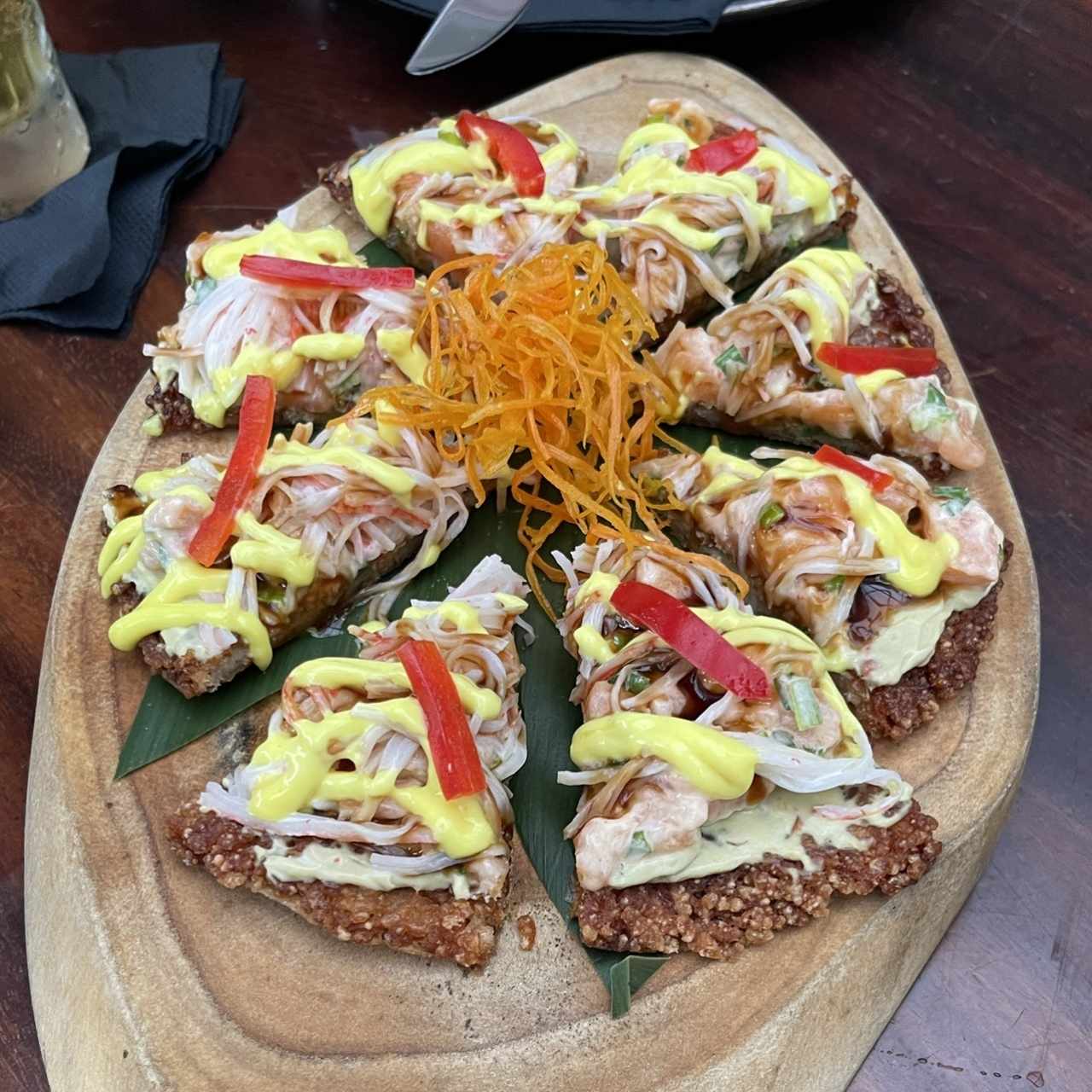 Sushi Pizza (Atún o Salmón)