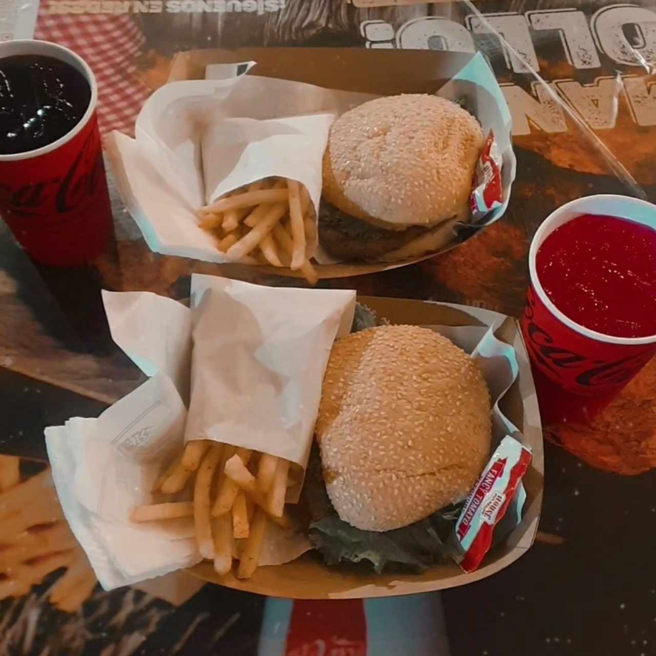 hamburguesa sencillas en combo 