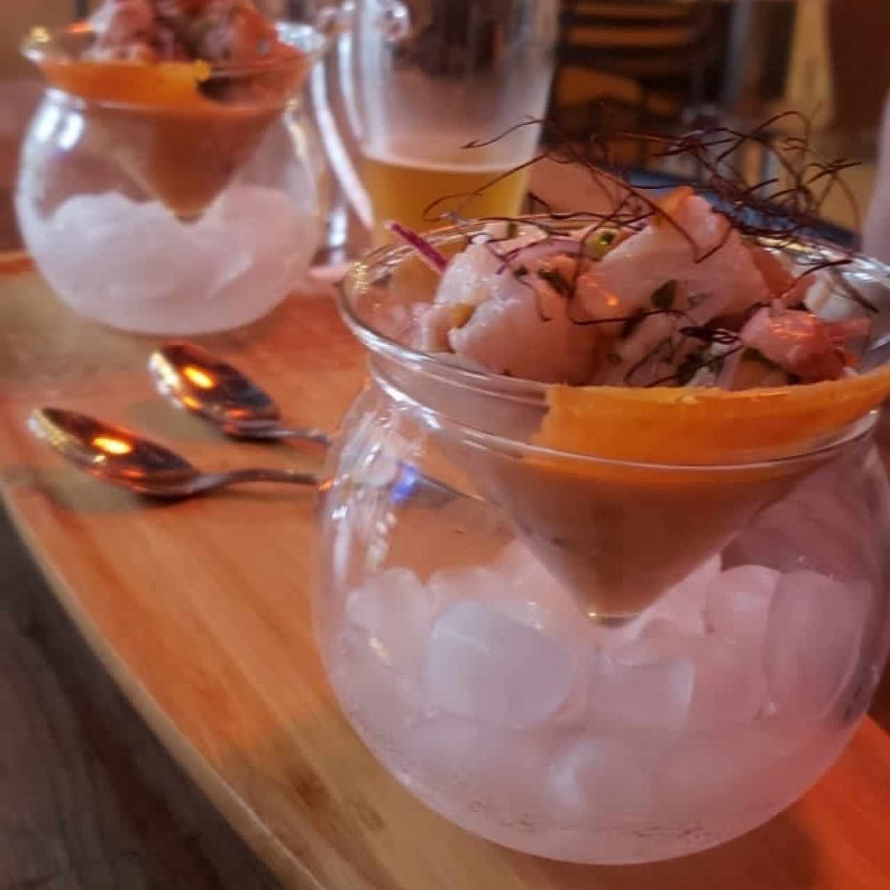 Ceviche de Salmón Estilo Nikkei