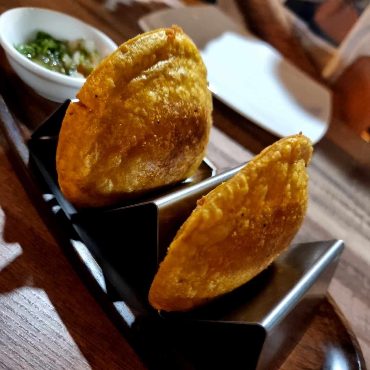 Empanadas de plátano verde