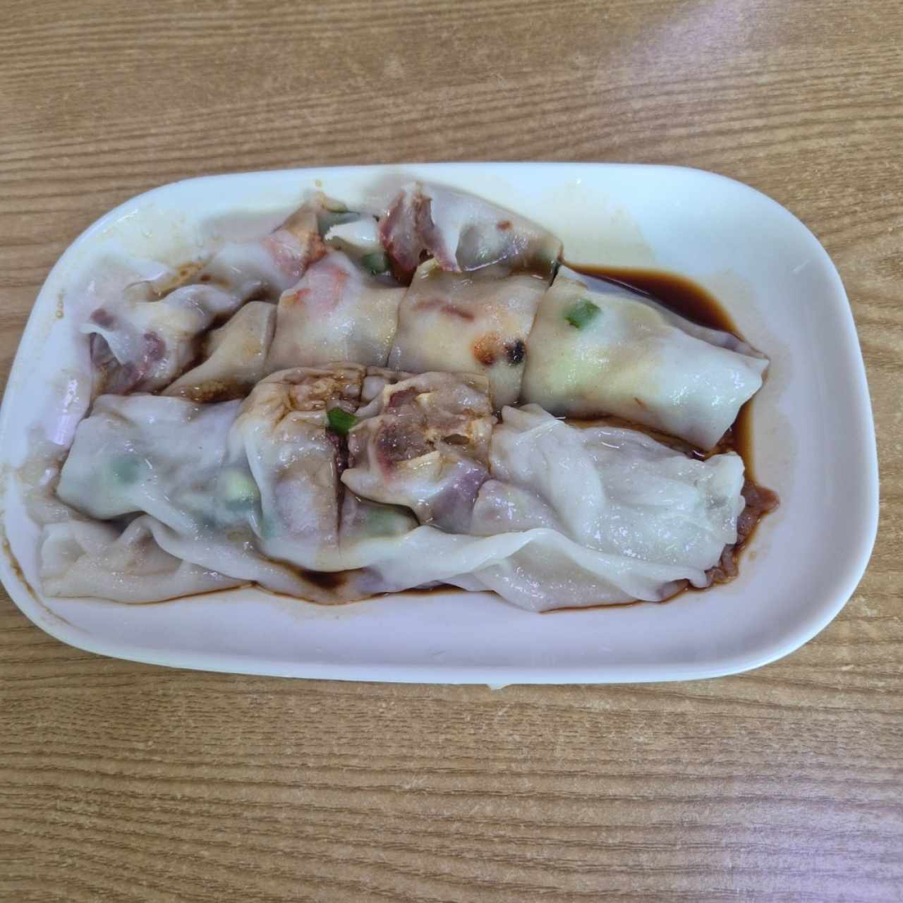 Cheung fun de puerco asado