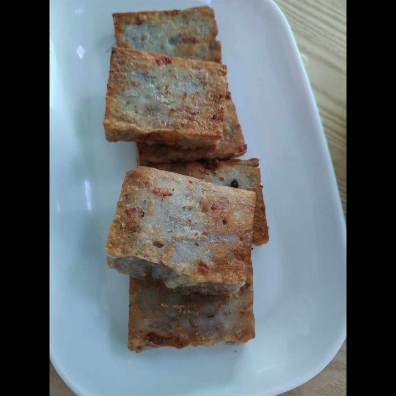 Pastel de otoe frito