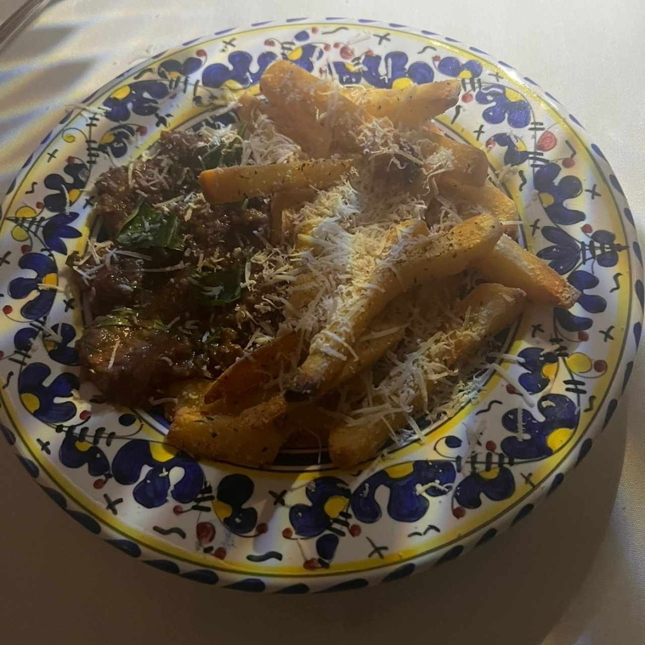 Steak Tartare alla Italiana con queso 