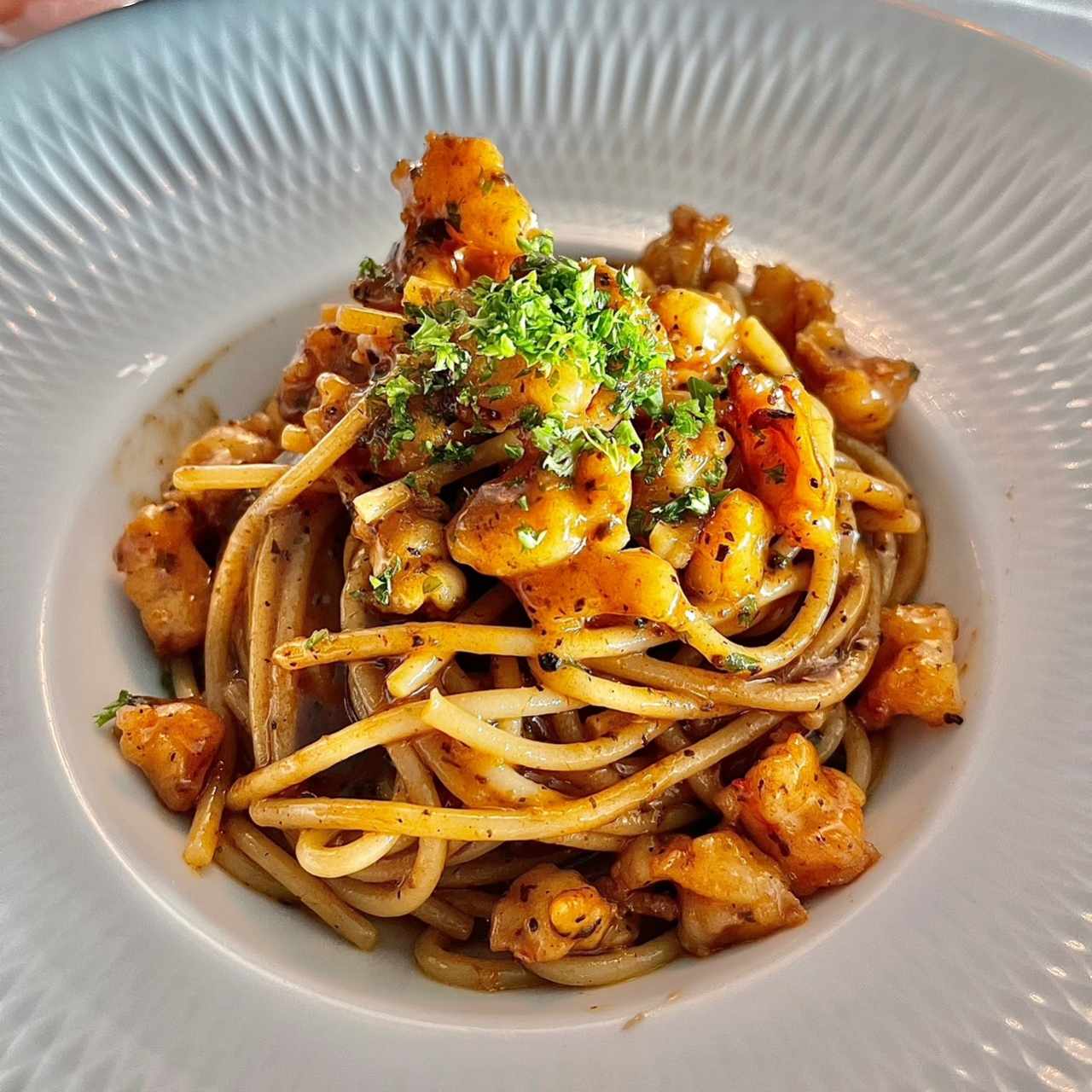 Spaghetti Al Gambero Truffato