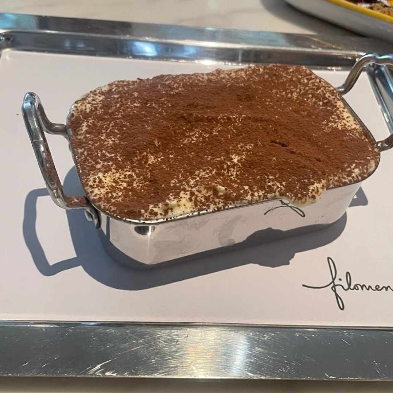 Tiramisú a la minuta  