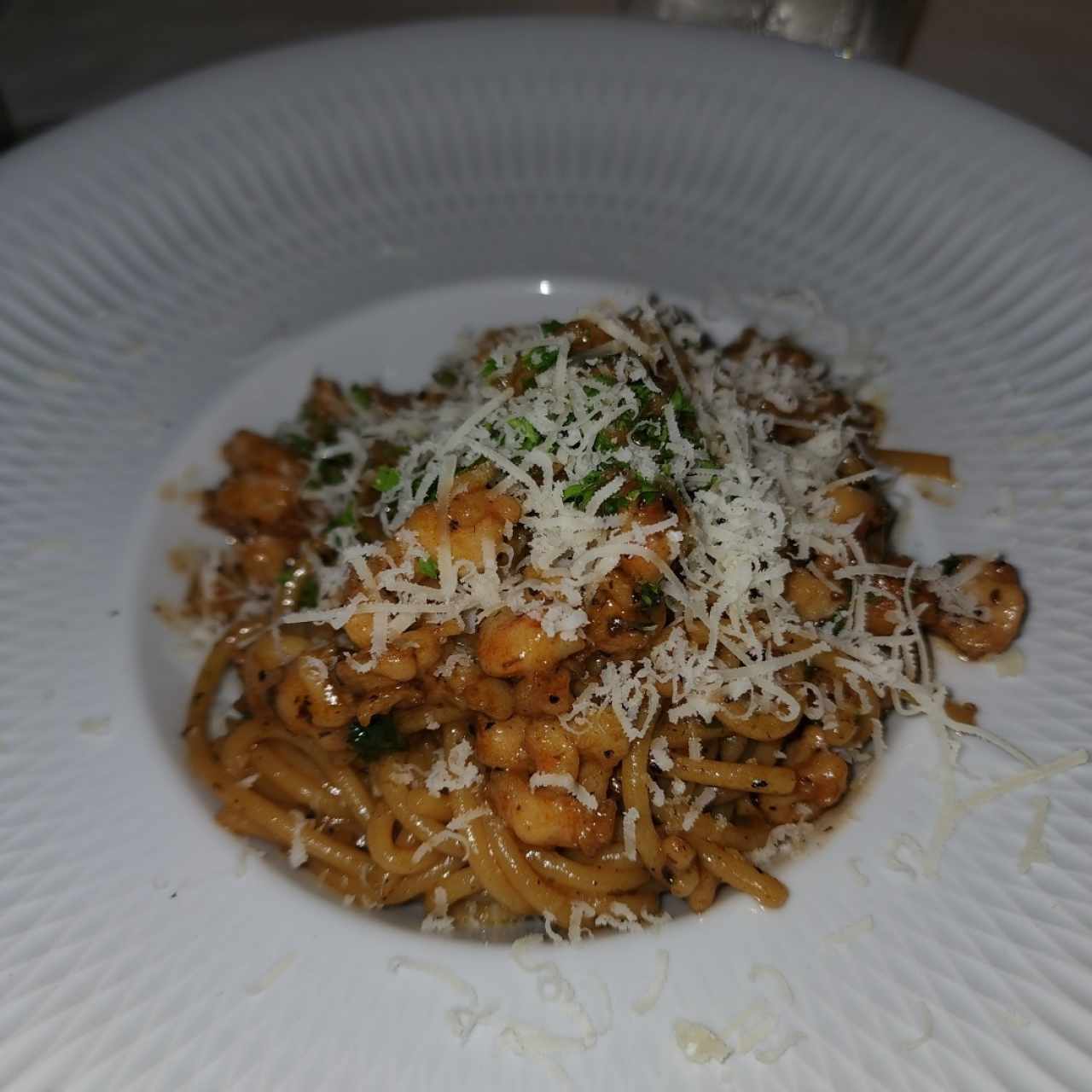 Spaghetti Al Gambero Truffato