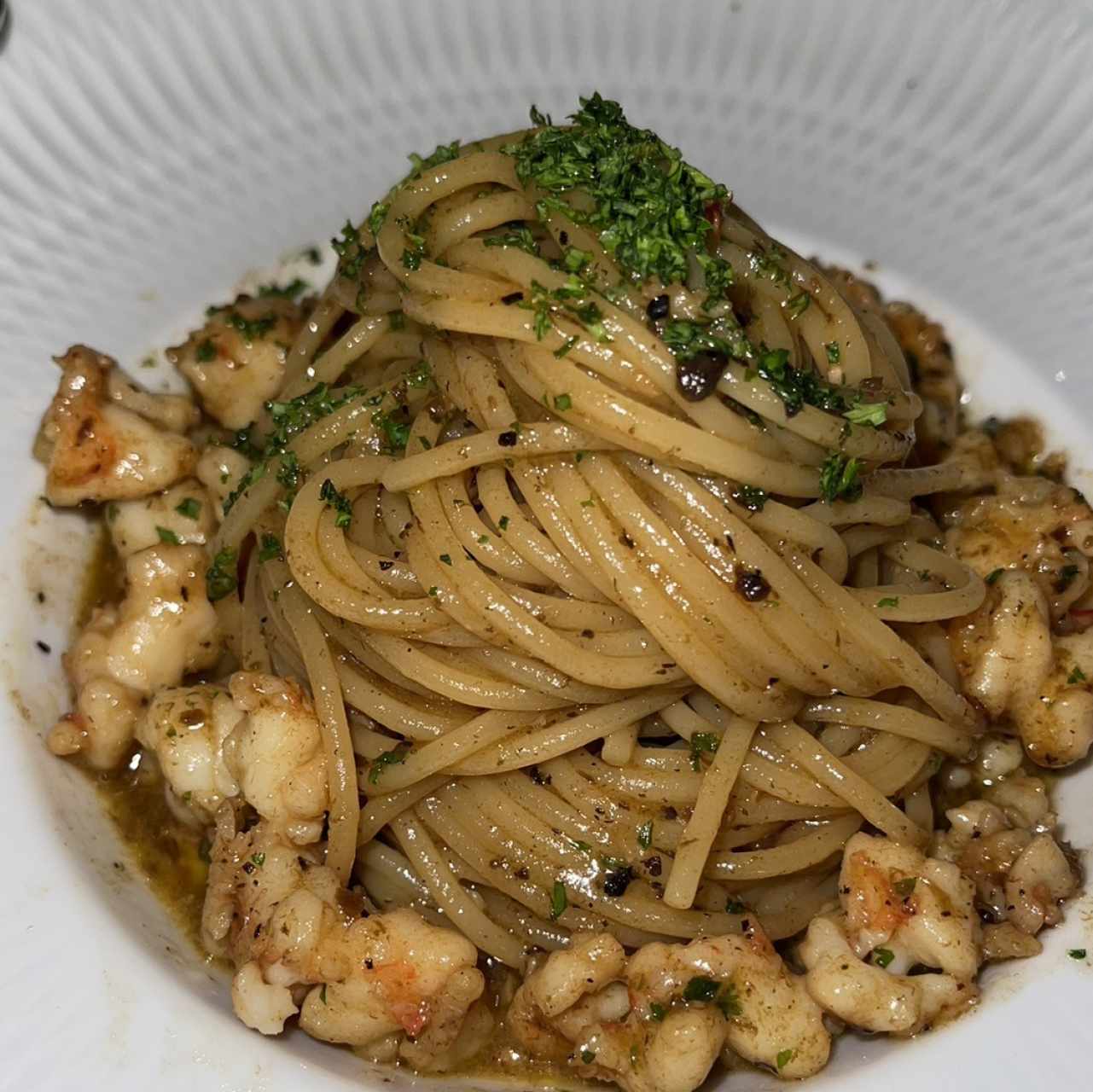 Spaghetti Al Gambero Truffato