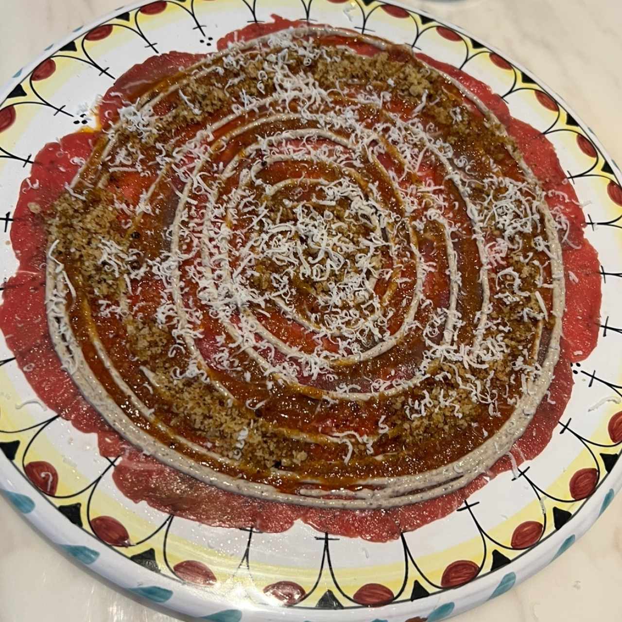 Carpaccio de res