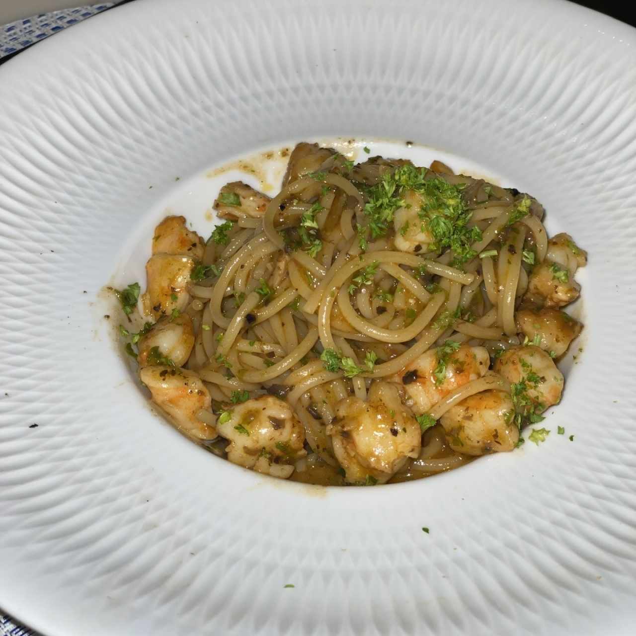 Spaghetti Al Gambero Truffato