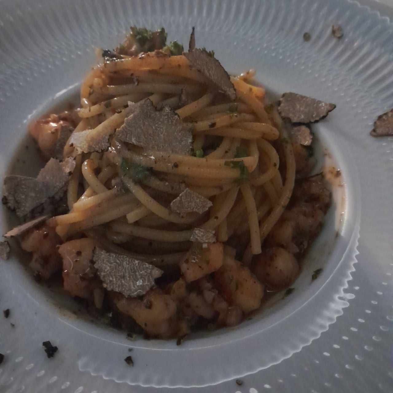 Spaghetti Al Gambero Truffato