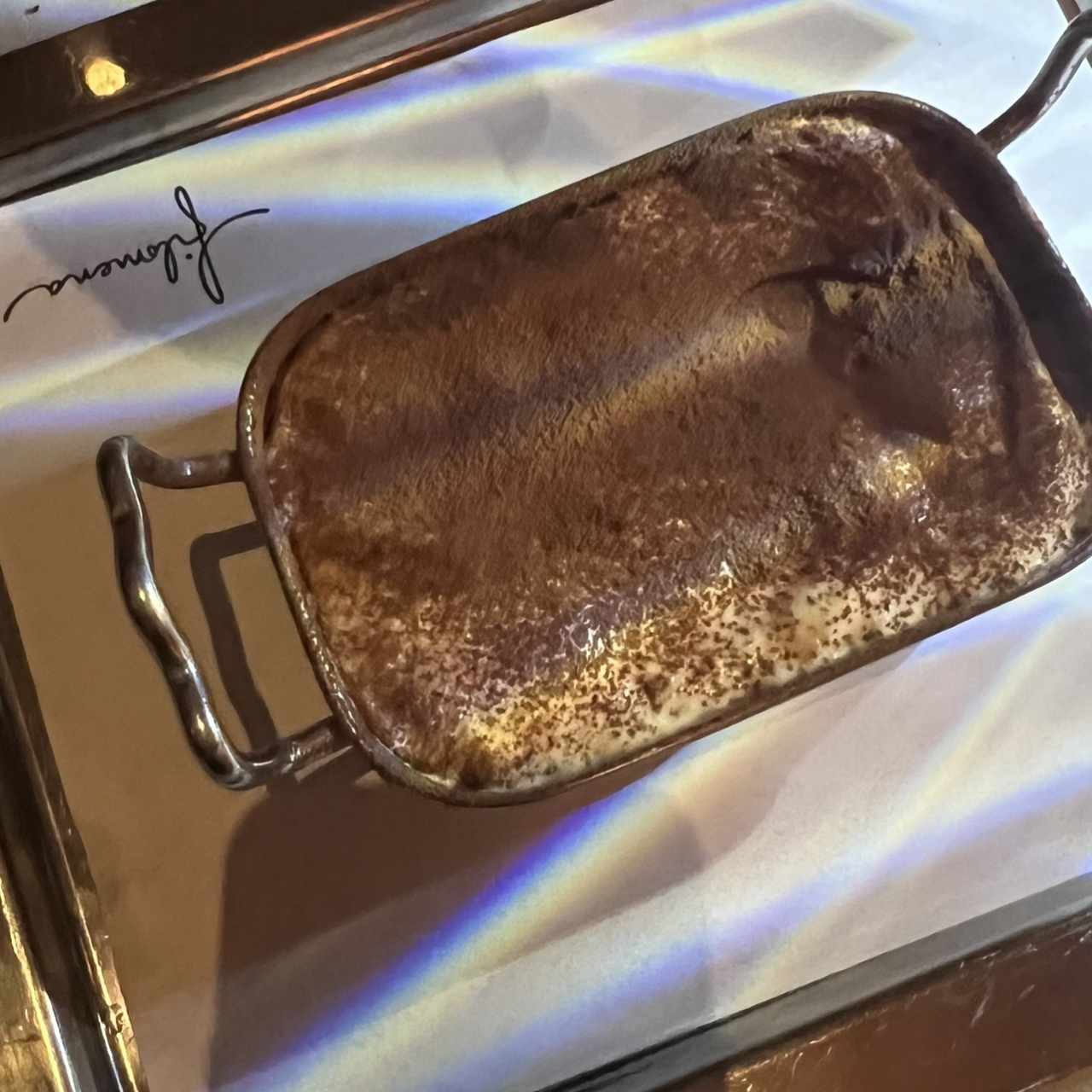 Tiramisú a la Minute