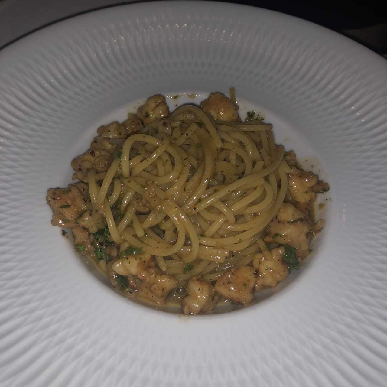 Spaghetti Al Gambero Truffato