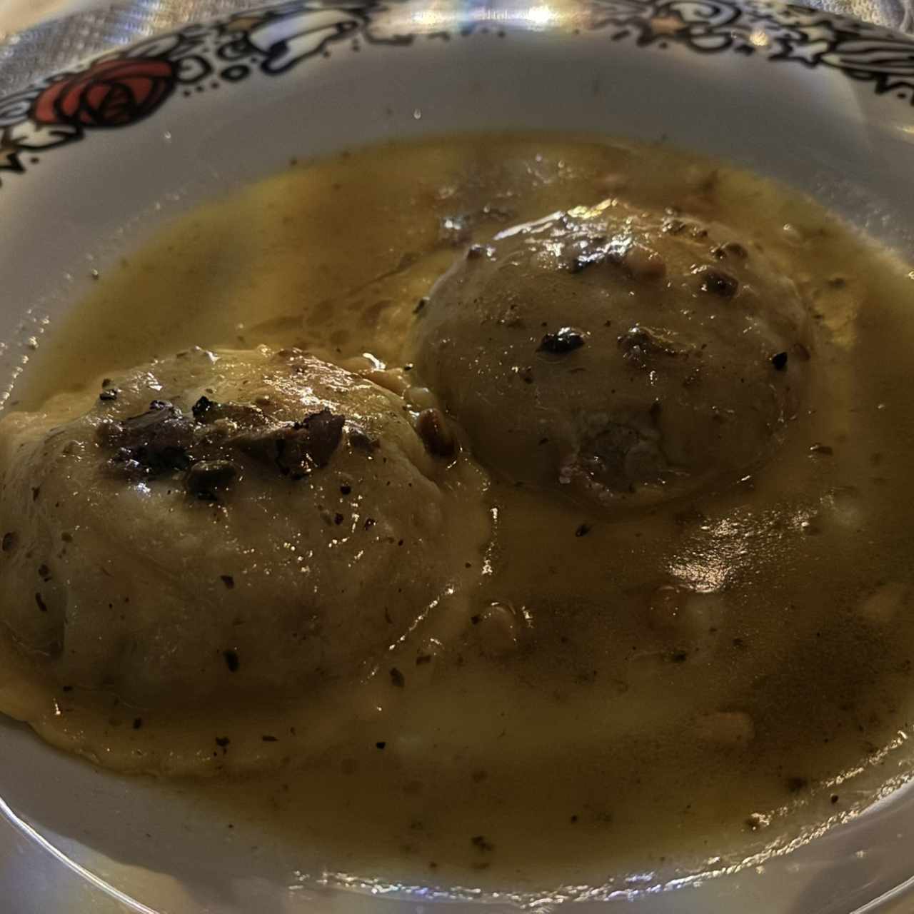Ravioli ricotta trifado