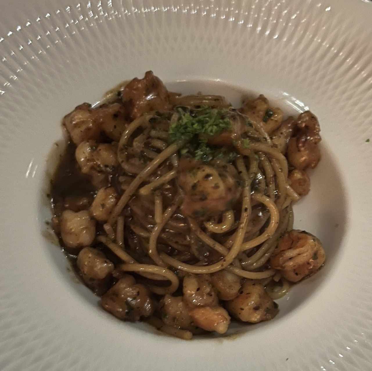 Spaghetti Al Gambero Truffato