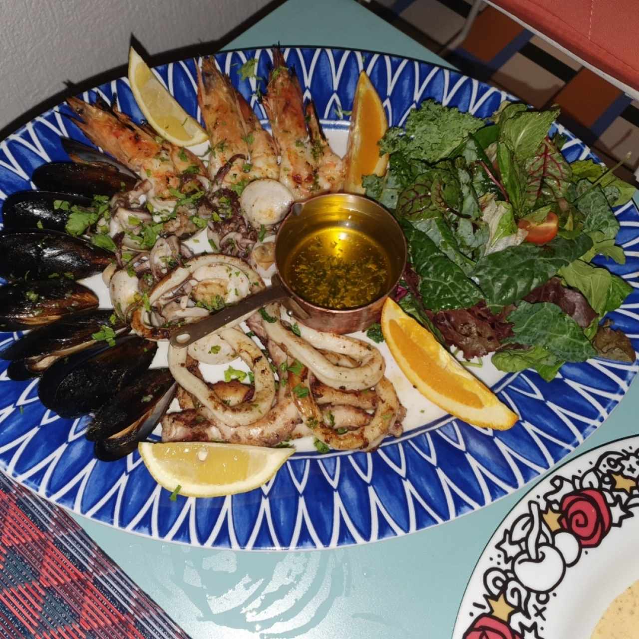 Parrillada Mixta de Mariscos 