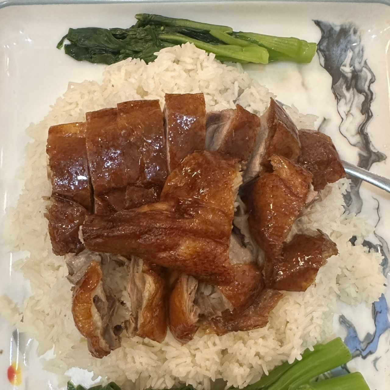 Arroz con pato asado