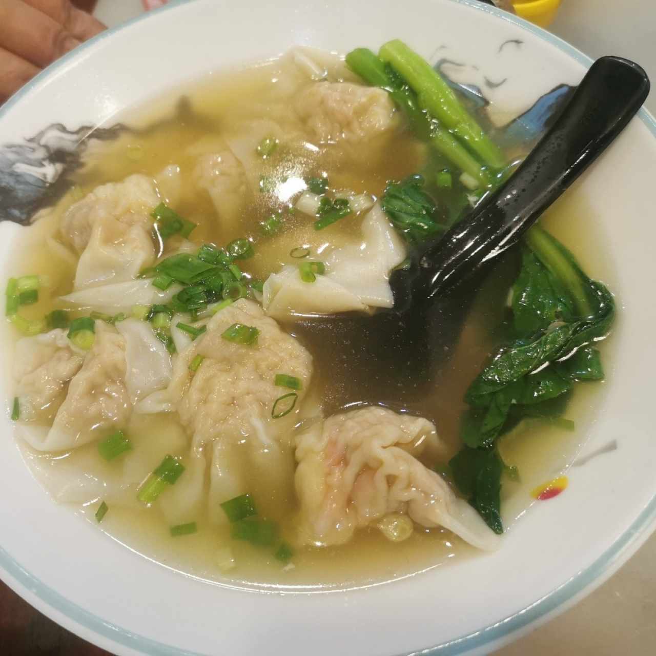 Sopa De Wanton De Puerco Con Camarón Solo