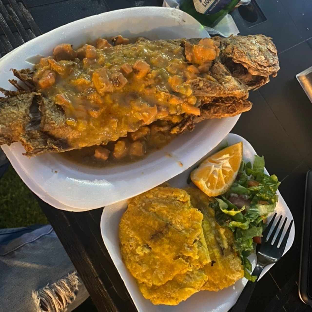 pescado que no existe en el menu