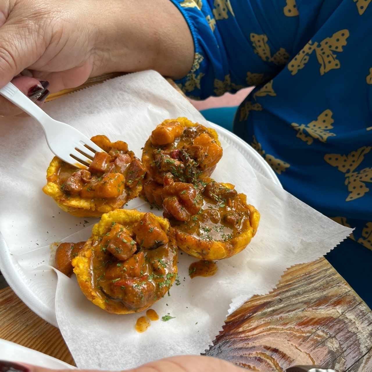 Canastitas de mariscos