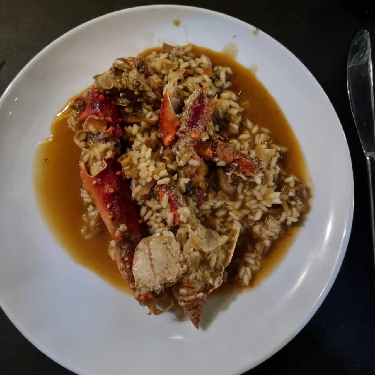 arroz caldosa de centollo