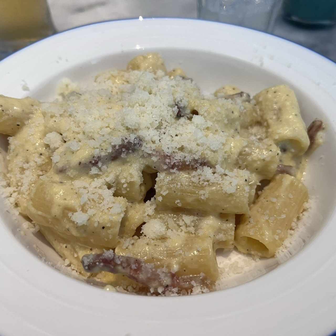 Rigatoni de Molisana a la Carbonara