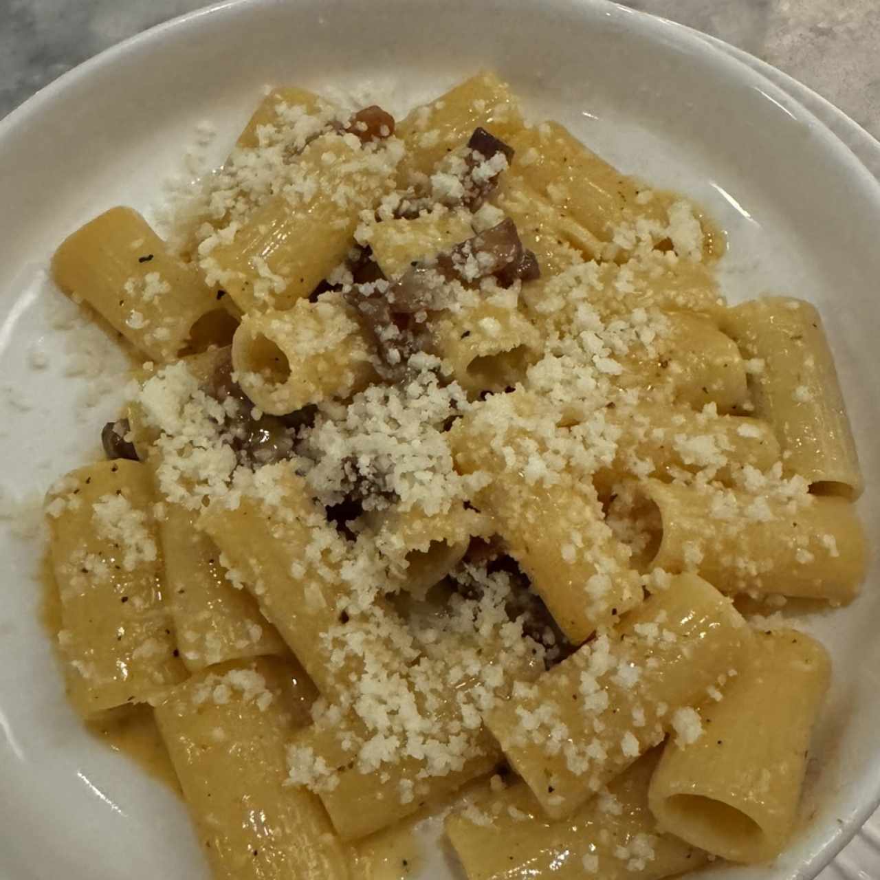 Rigatoni de Molisana a la Carbonara