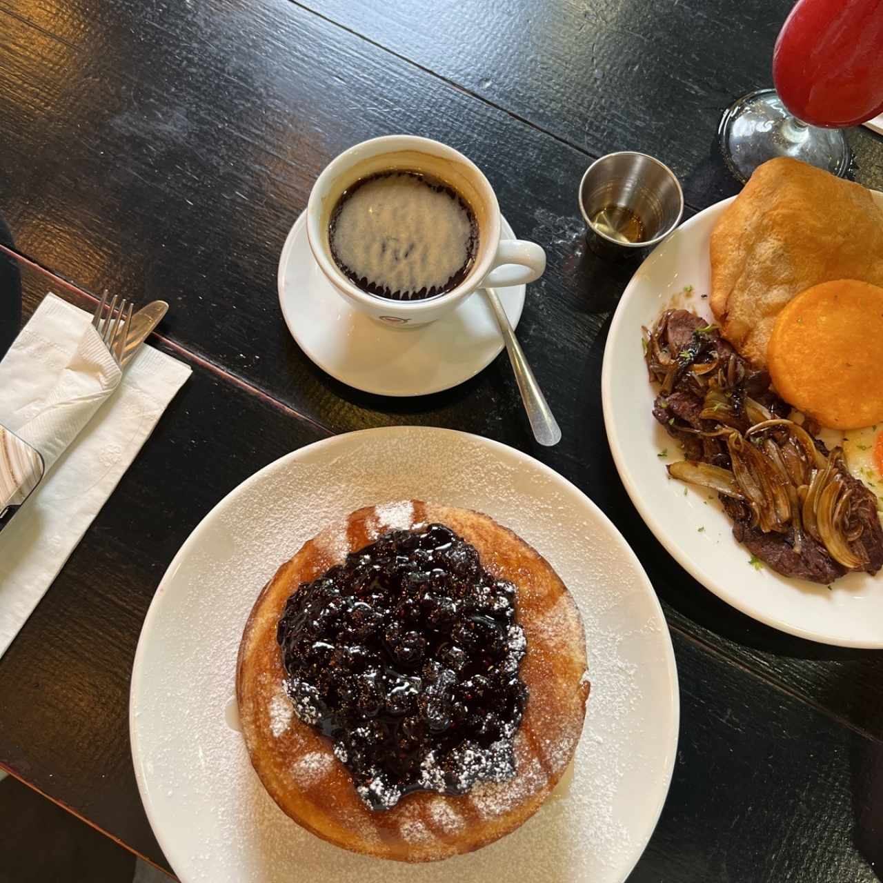 Pancakes de Frutos Rojos