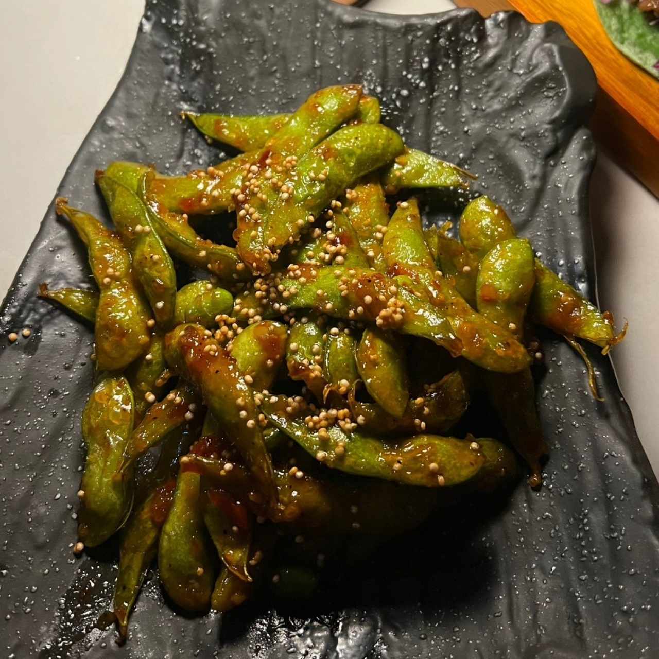 Sweet & Spicy Rocoto Edamame