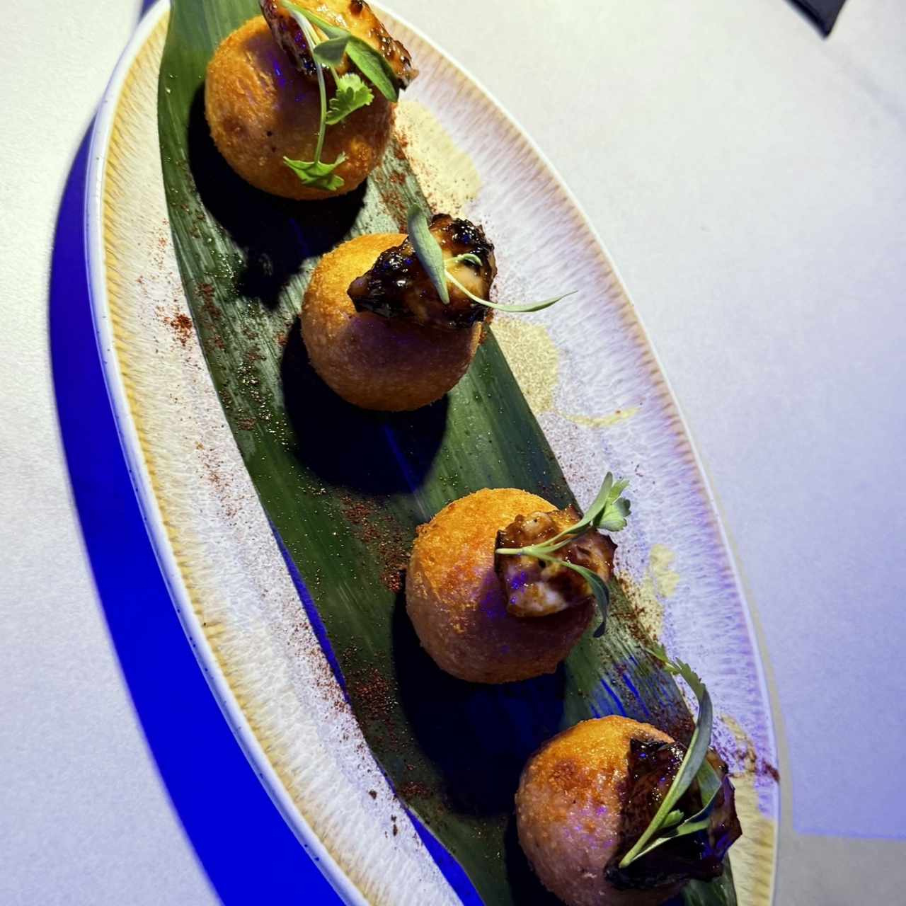 Croquetas de Parmesano y Pulpo