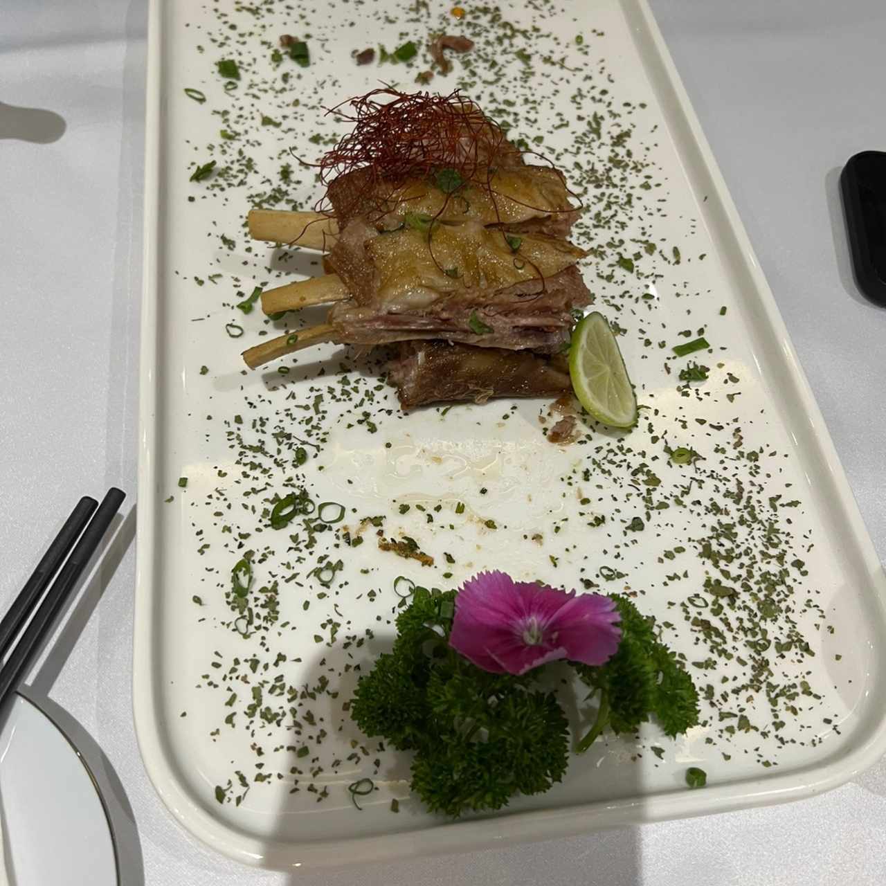 Costilla de Cordero Asado