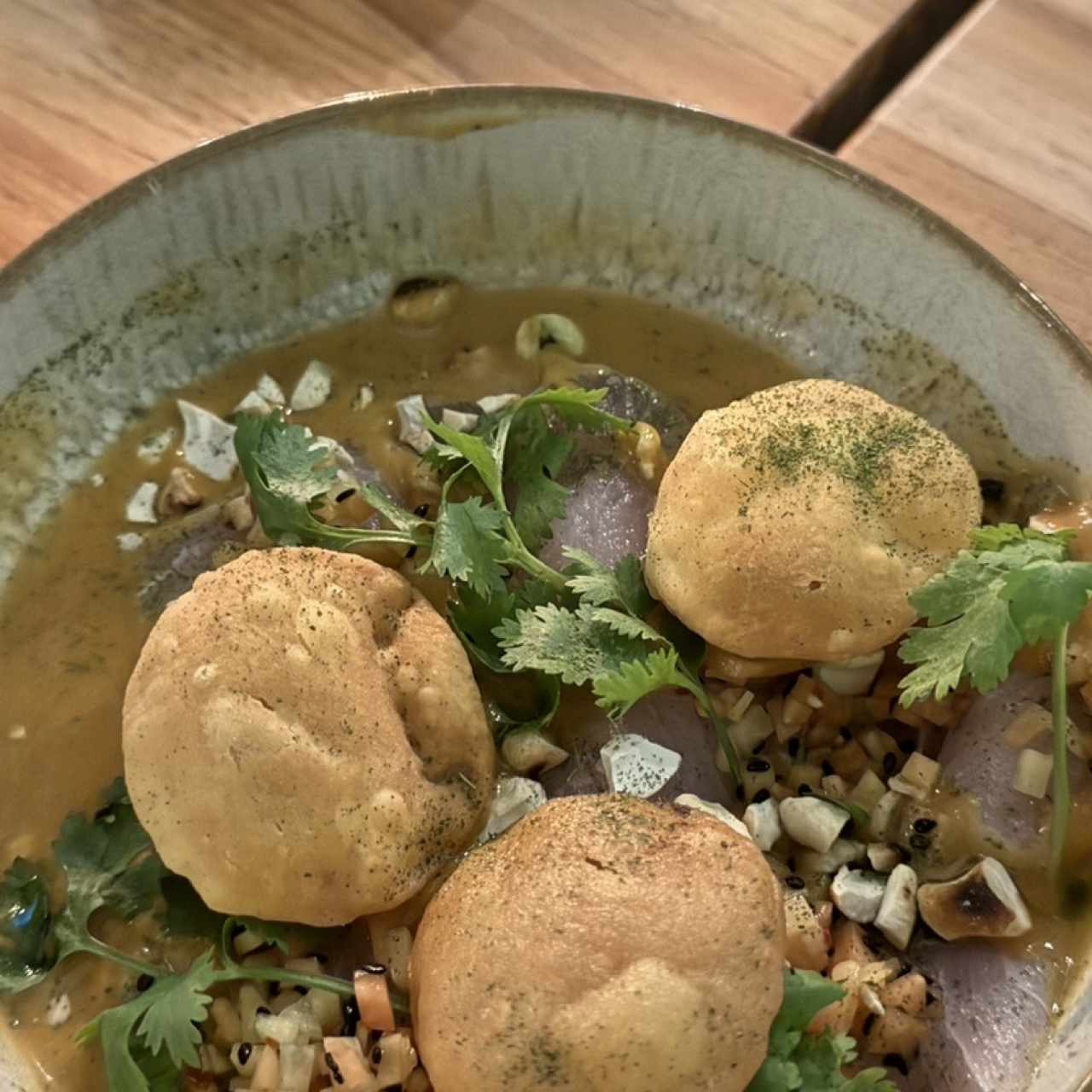 CRUDITO DE PESCADO Y PAPAYA