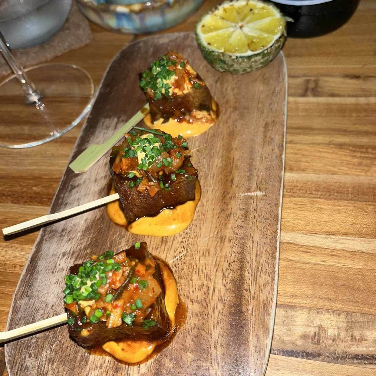 Para Compartir - Pork Belly Lollypops