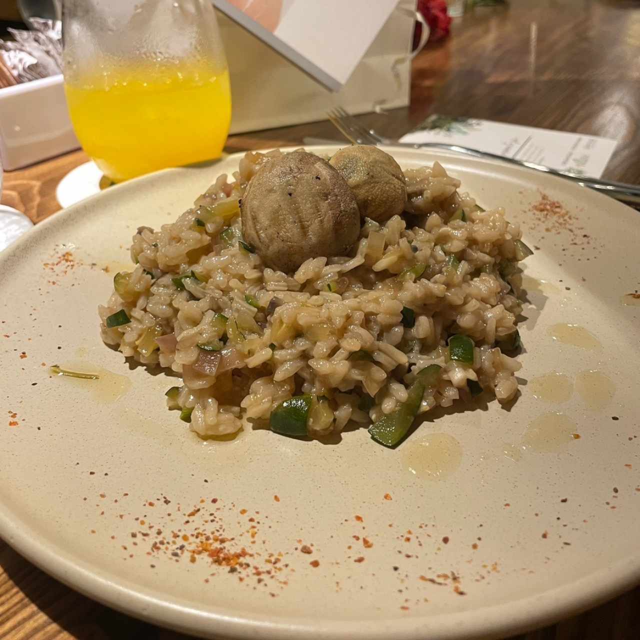 Platos Fuertes - Risotto de Vegetales