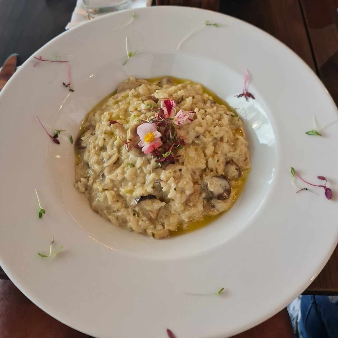 Risotto con hongos