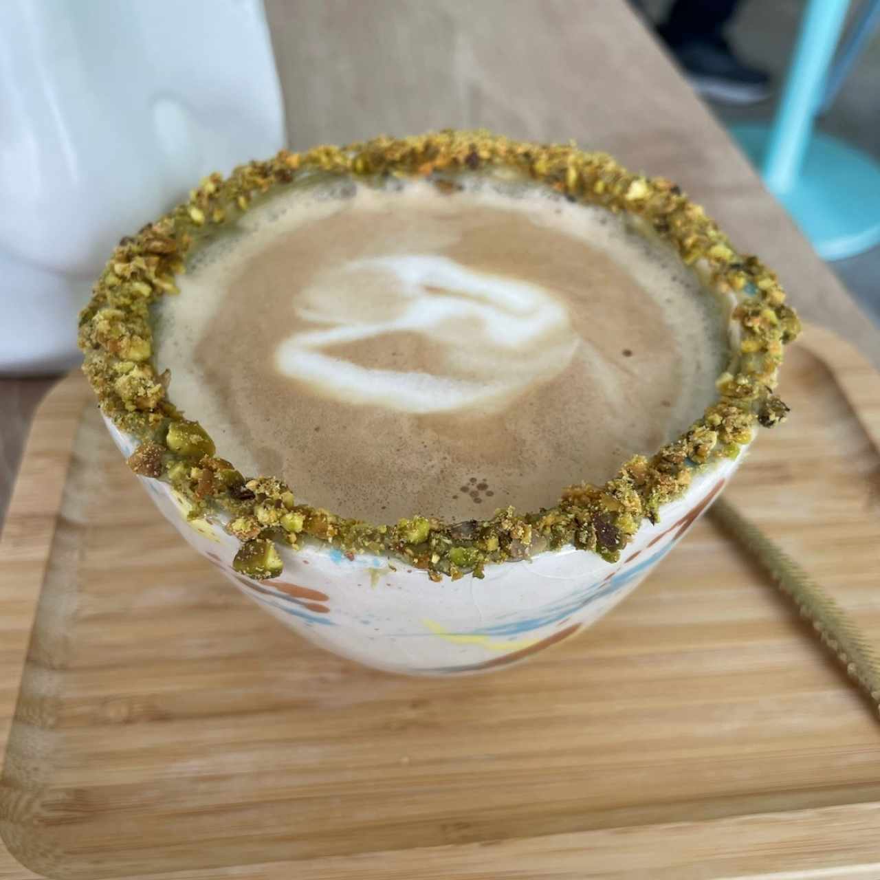 Capuchino de paistachio