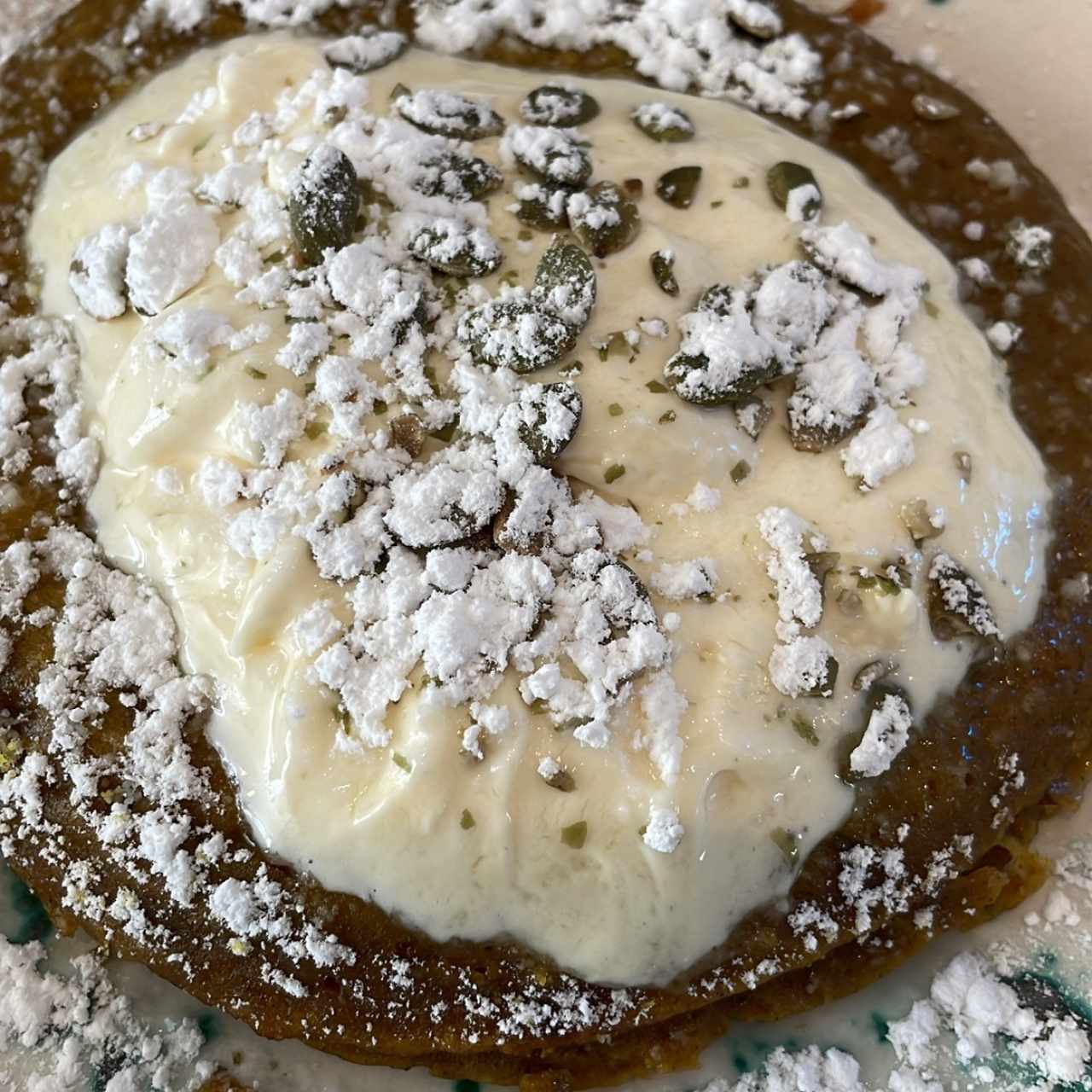 Pumpkin cheesecake pancake