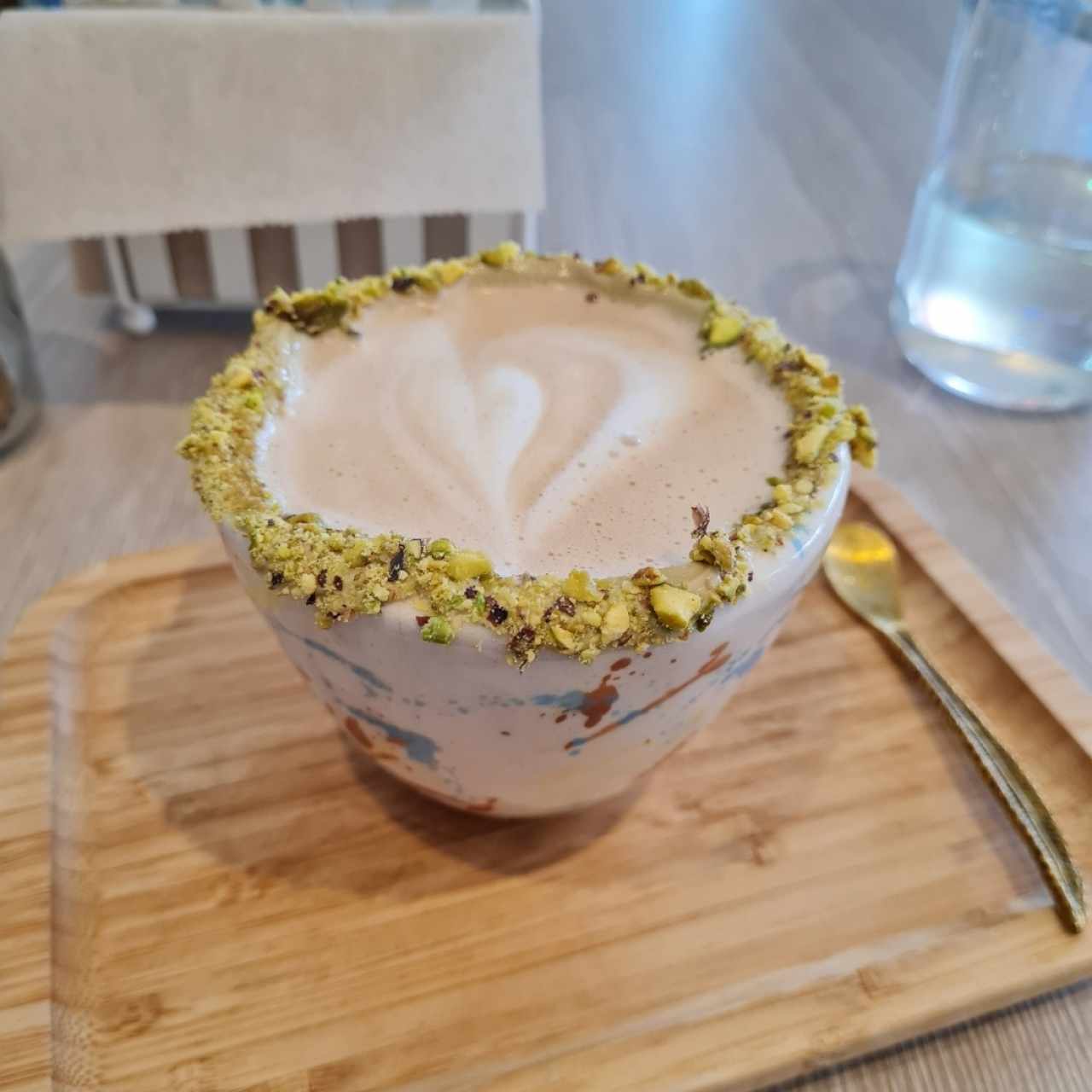 Cappuccino de Pistacho