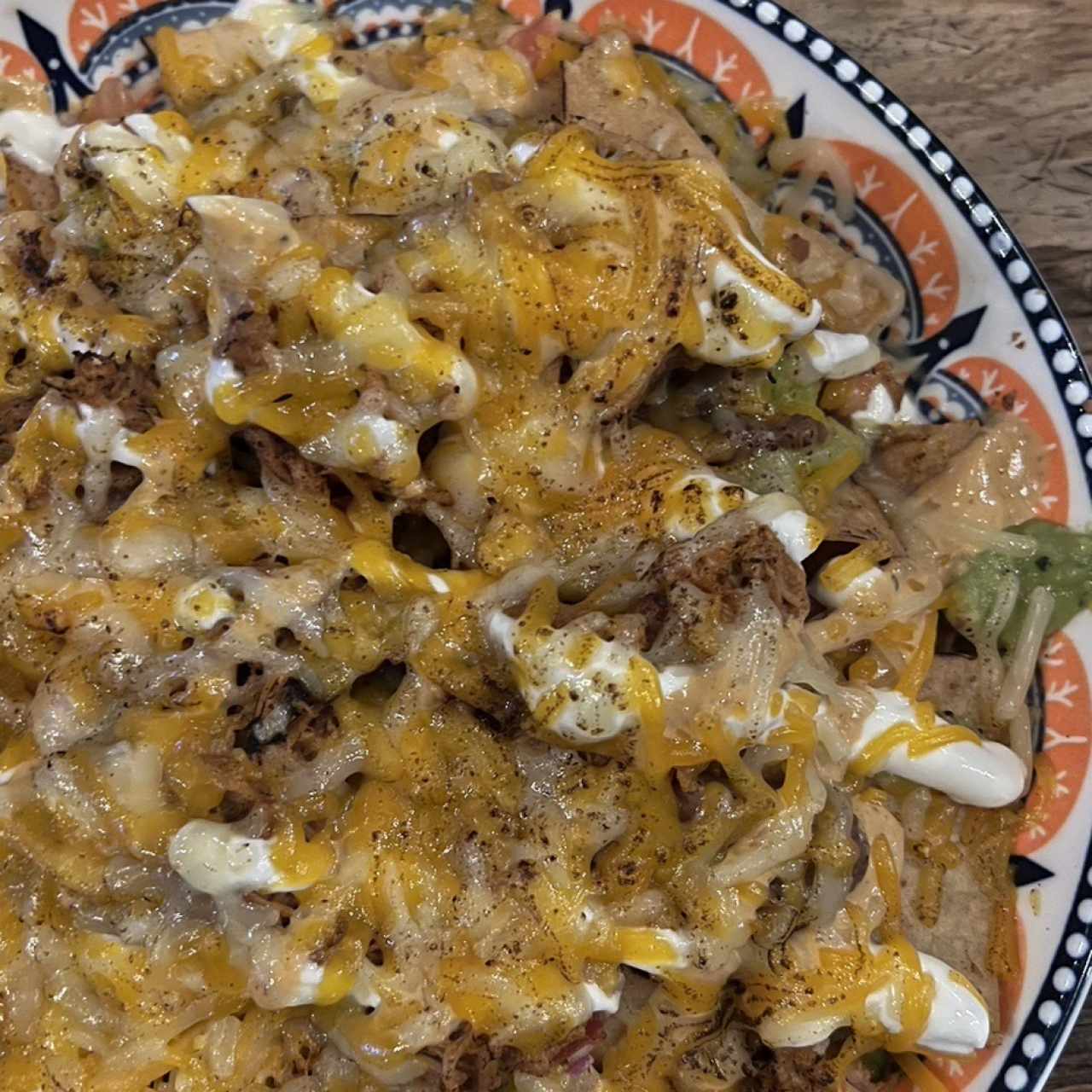 Nachos de pulled pork 