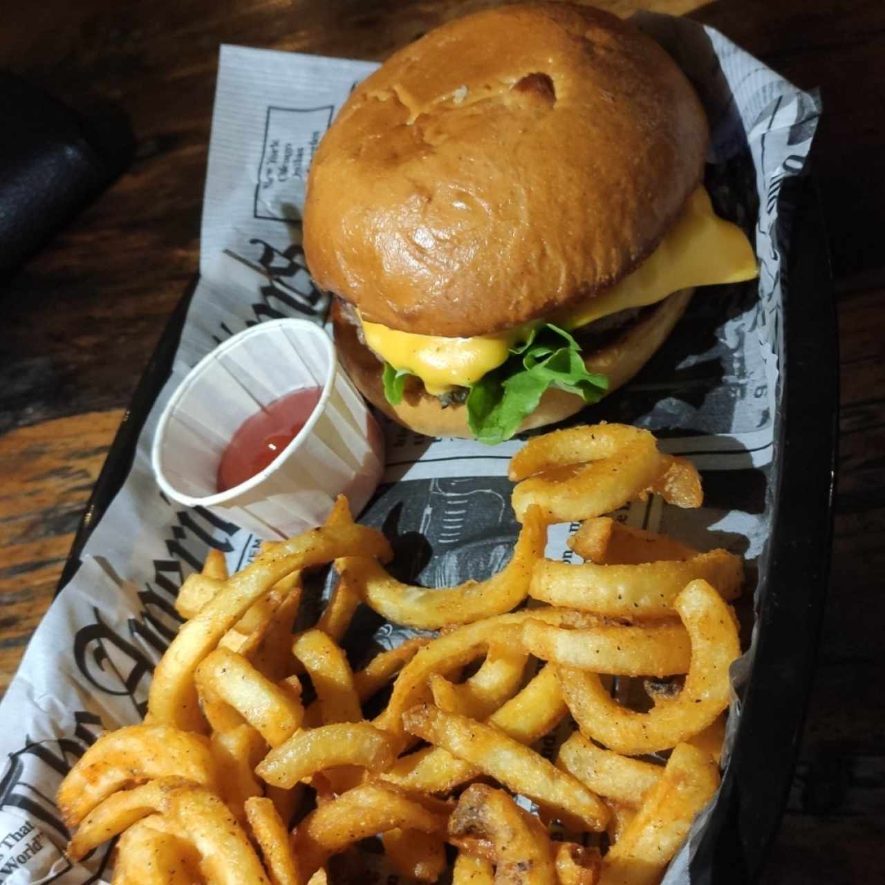 hamburguesa con queso