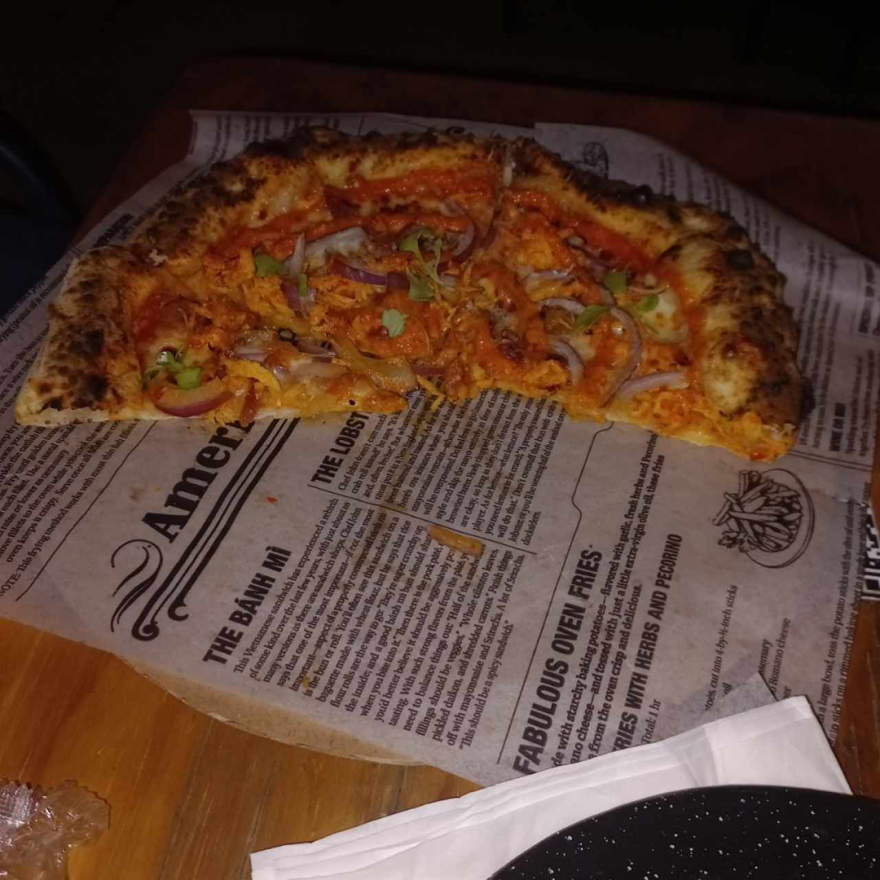 pizza de pollo