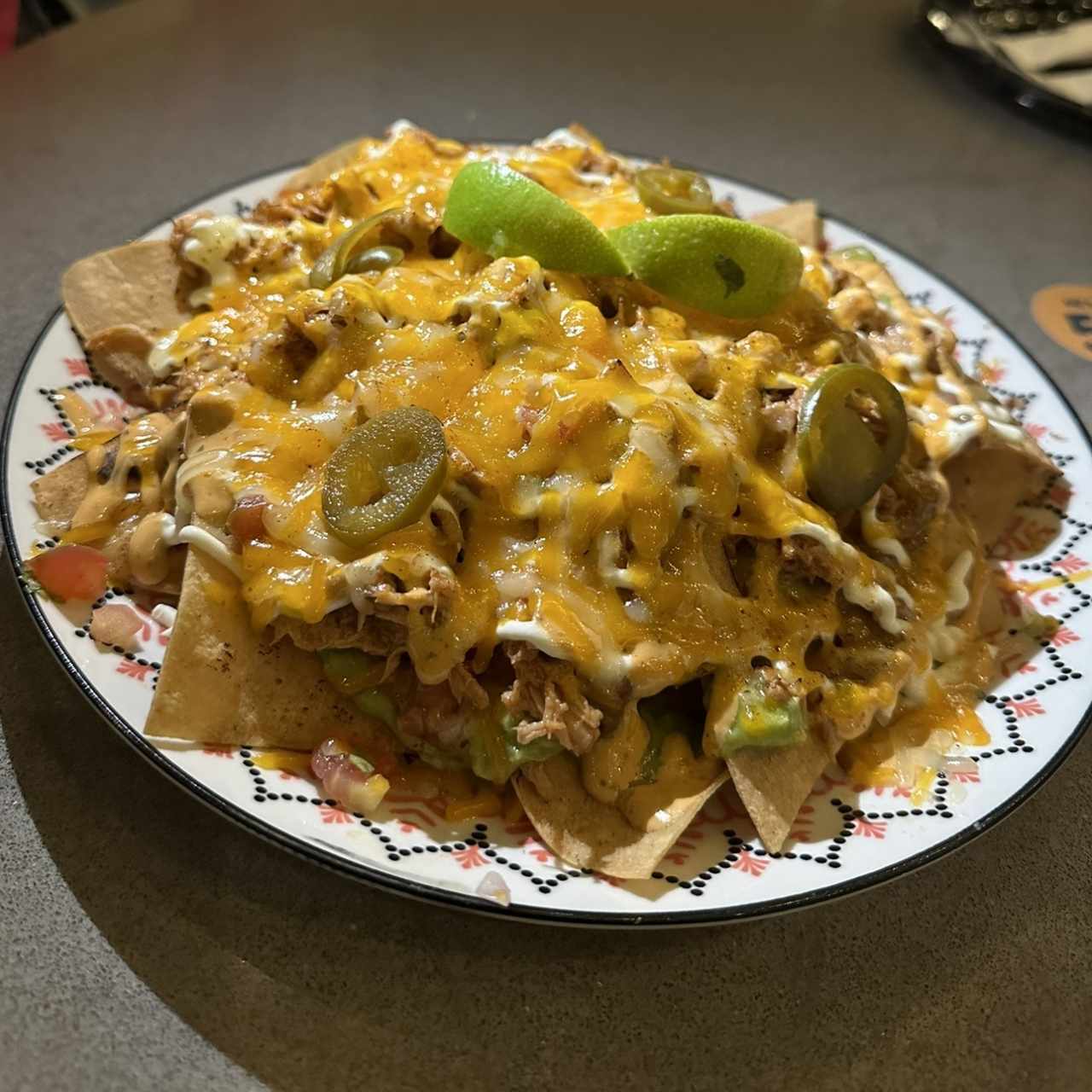 Nachos pulled pork