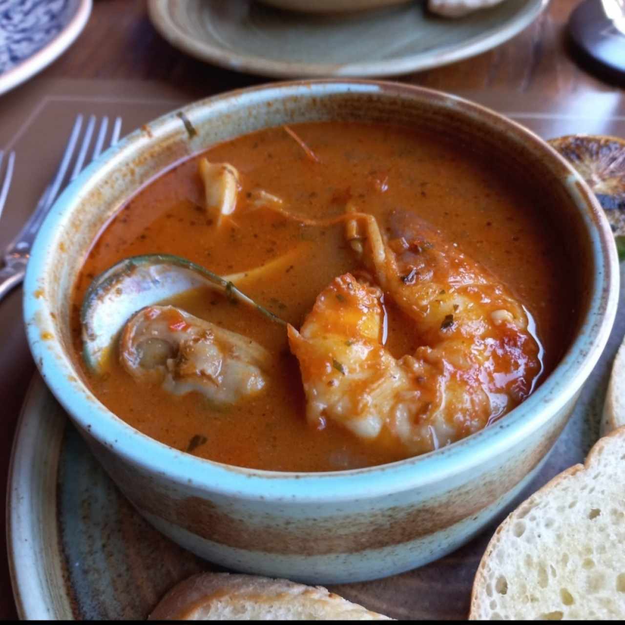 Sopa de mariscos