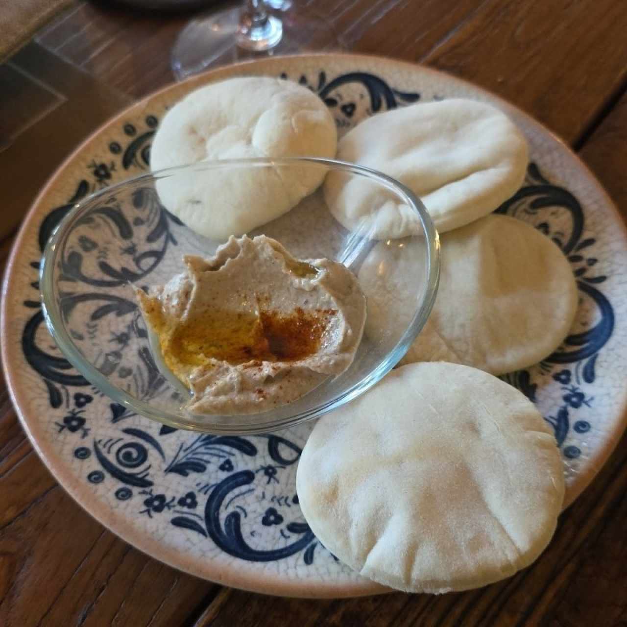 Hummus de la casa