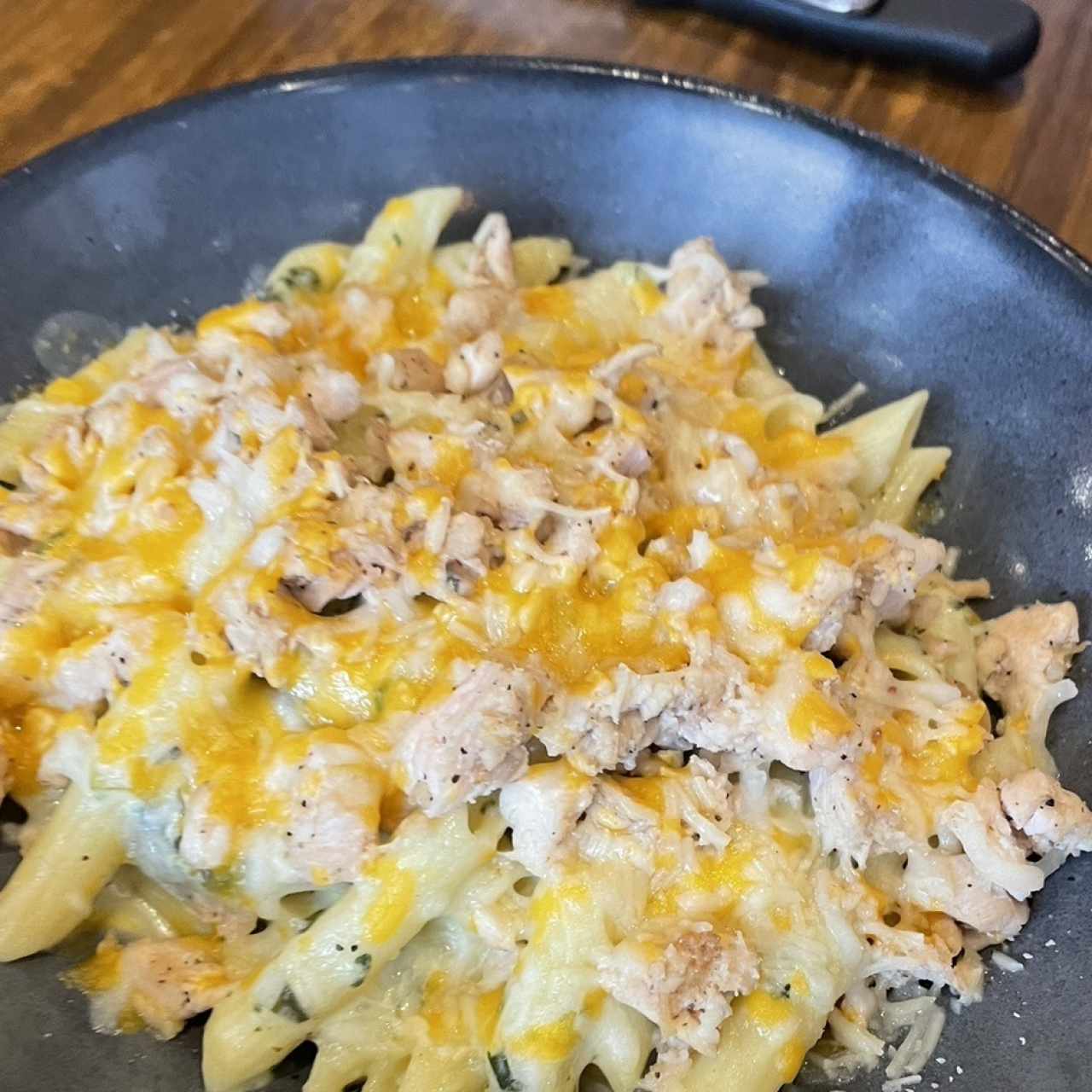 Penne con pollo 