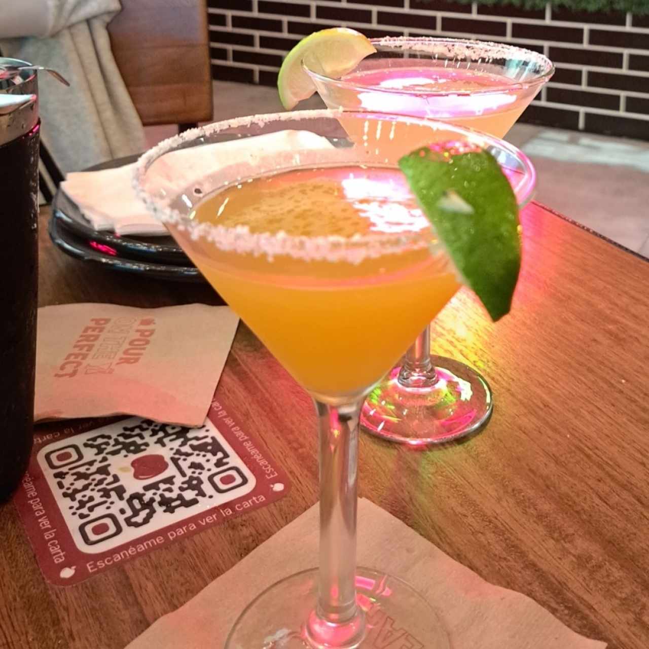 margarita de limón y mango