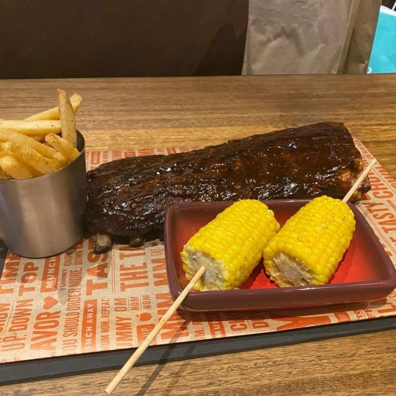 Bbq Ribs para dos personas