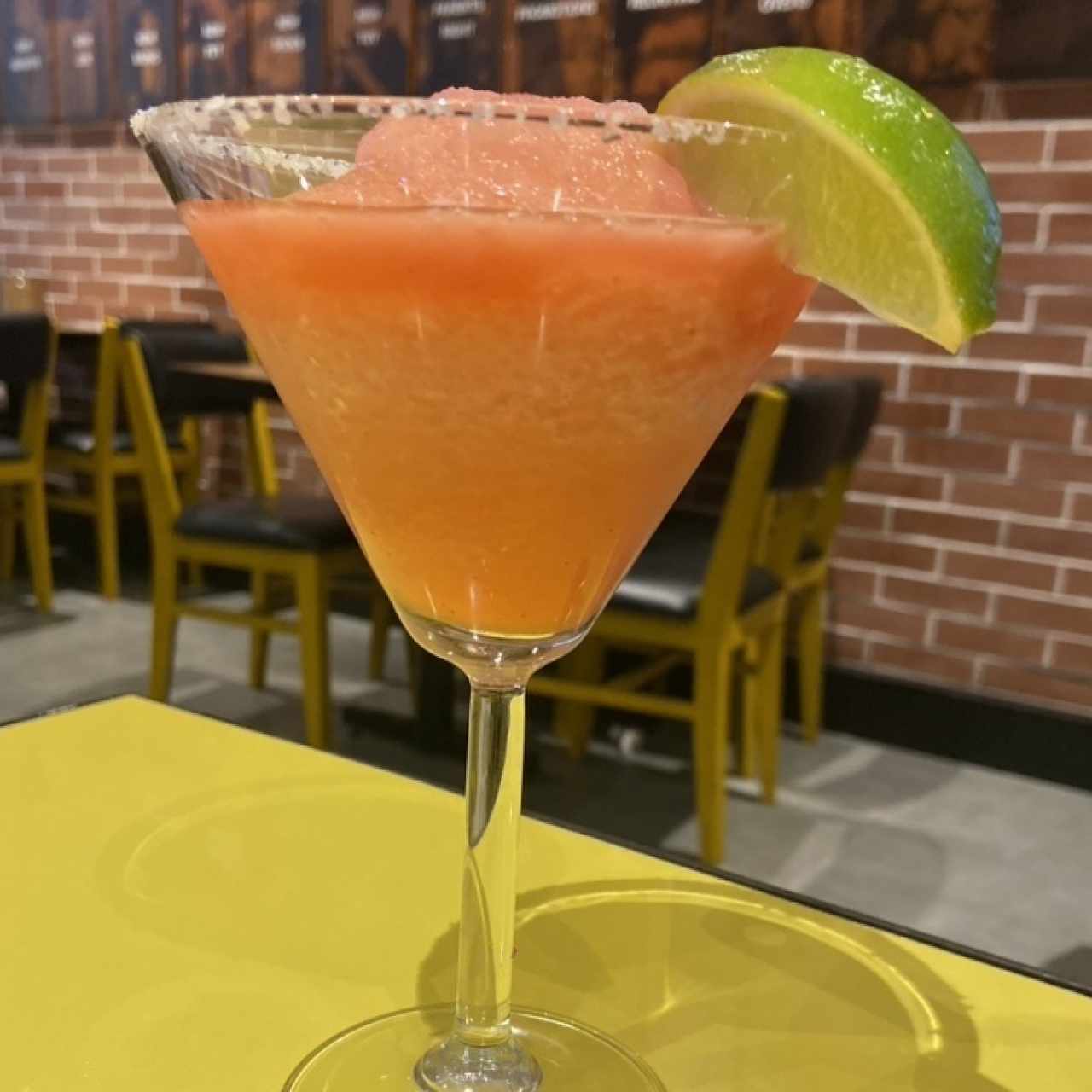 Margarita de fresa frozen