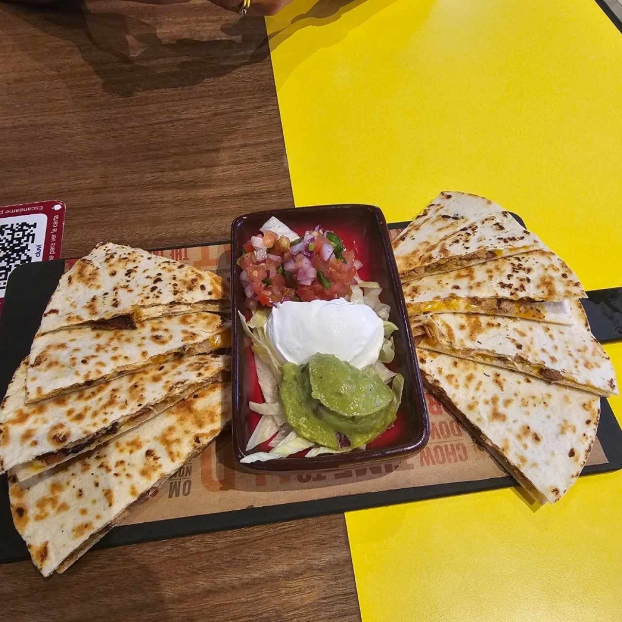 quesadillas de ribs